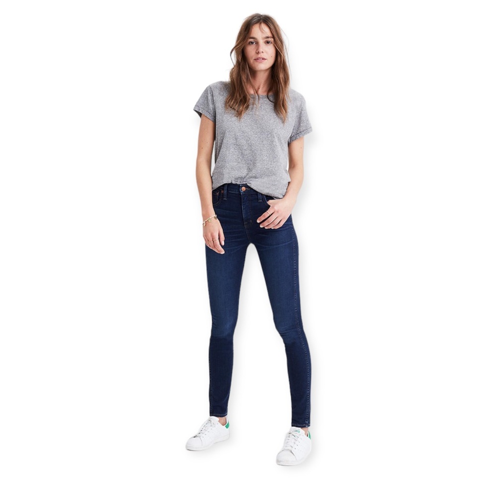 Madewell 10” High-rise skinny jeans size 25T